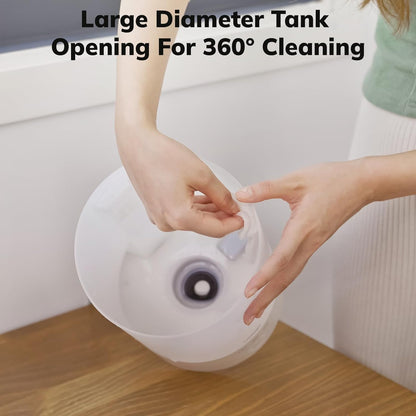 Cool Mist Humidifier with Extended Runtime and Ambient Lighting