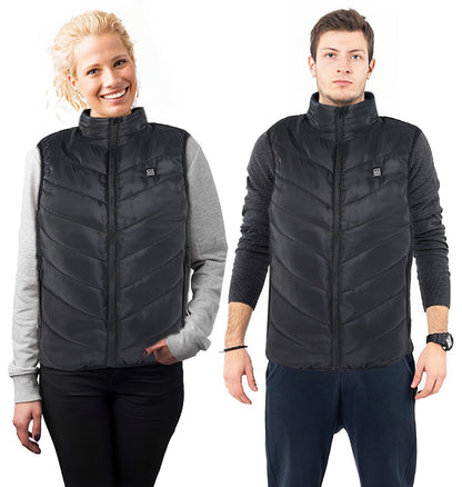 Heated Jacket for All with USB Rechargeable Battery - 4 Heating Zones, 3 Modes