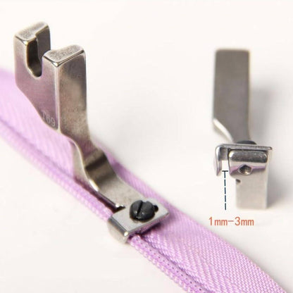Precision Zipper Foot for Seamless Invisible Zipper Installation