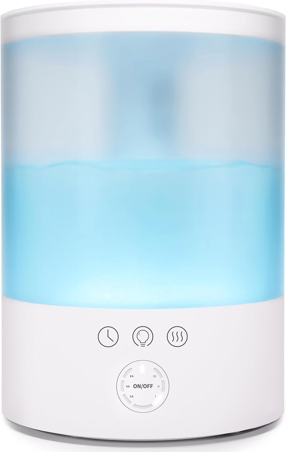 Cool Mist Humidifier with Extended Runtime and Ambient Lighting