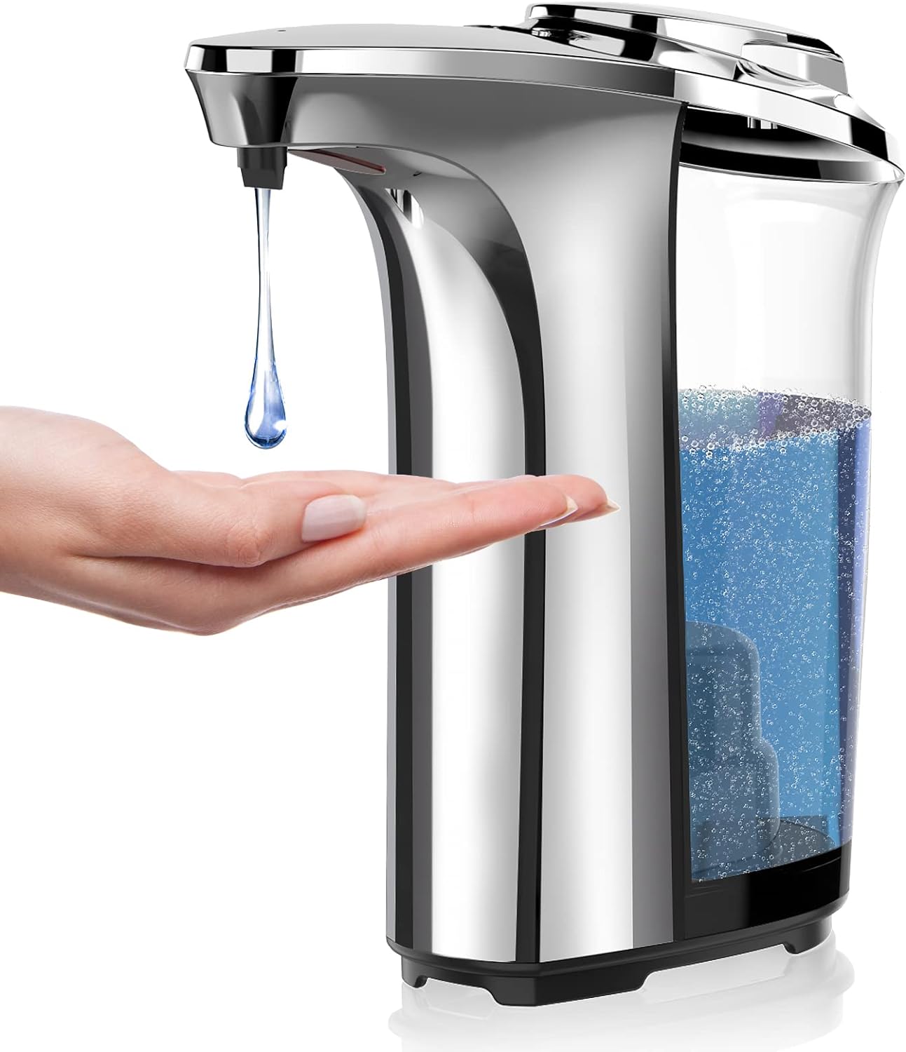 Smart Motion-Activated Soap Dispenser with Adjustable Settings