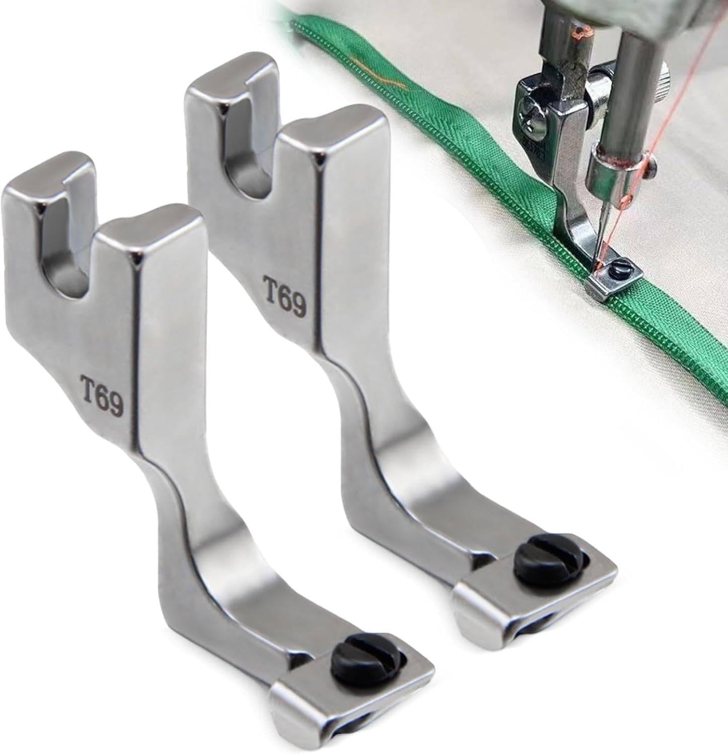 Precision Zipper Foot for Seamless Invisible Zipper Installation