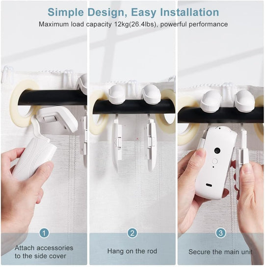 Smart Curtain Controller with Remote for Every Track Type