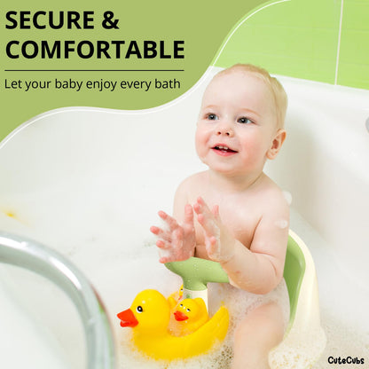 Secure Baby Bathing Chair with Floating Temperature Monitor
