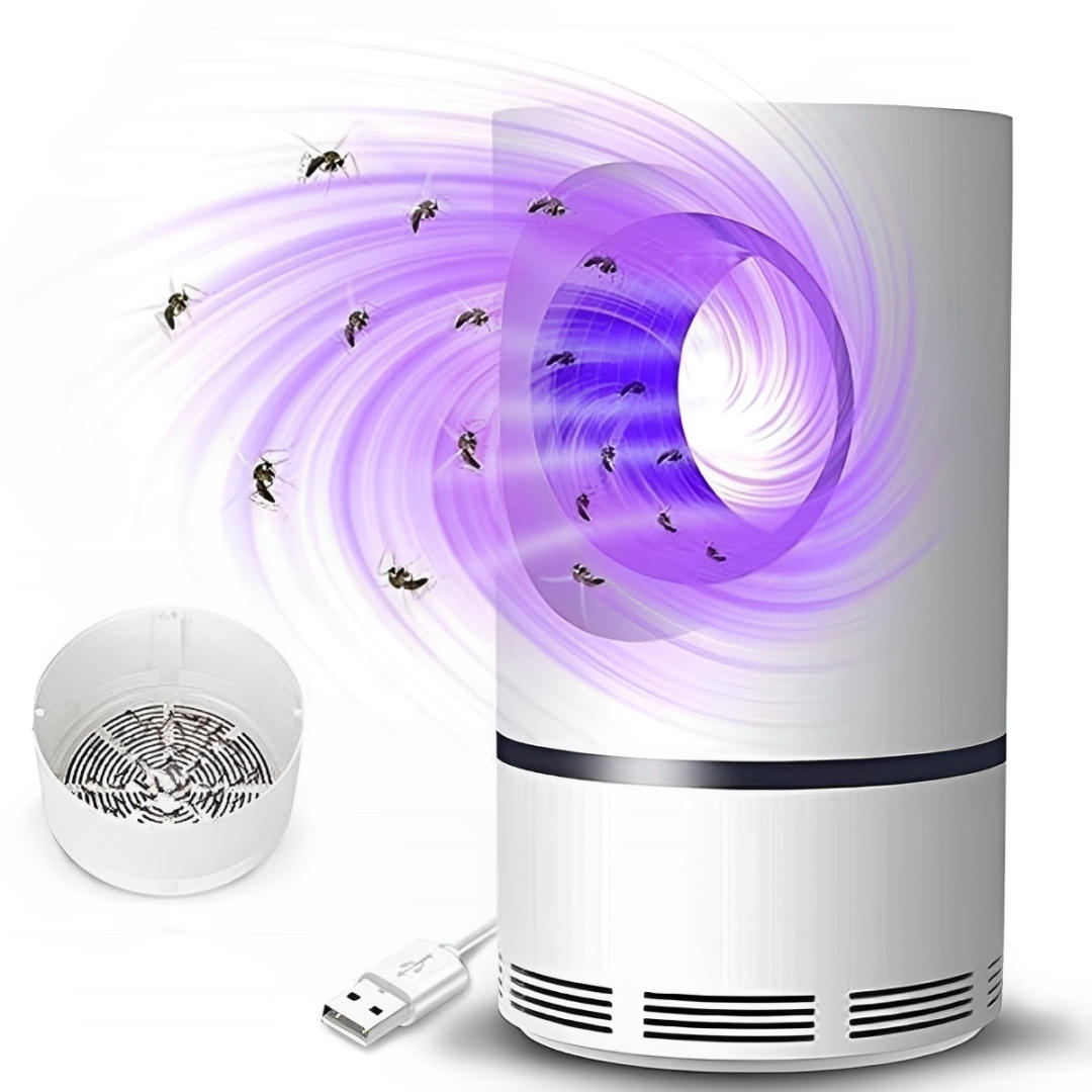 UV Insect Trap with 6 LED Lights and Detachable Collection Tray