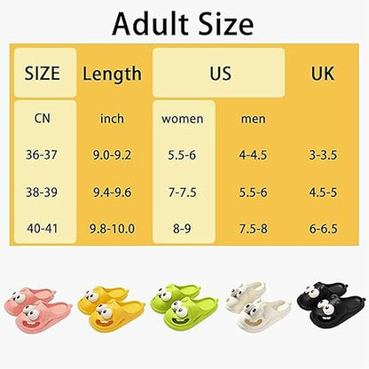 Open Toe EVA Slides for Women – Cute Dog Design Non-Slip Slippers