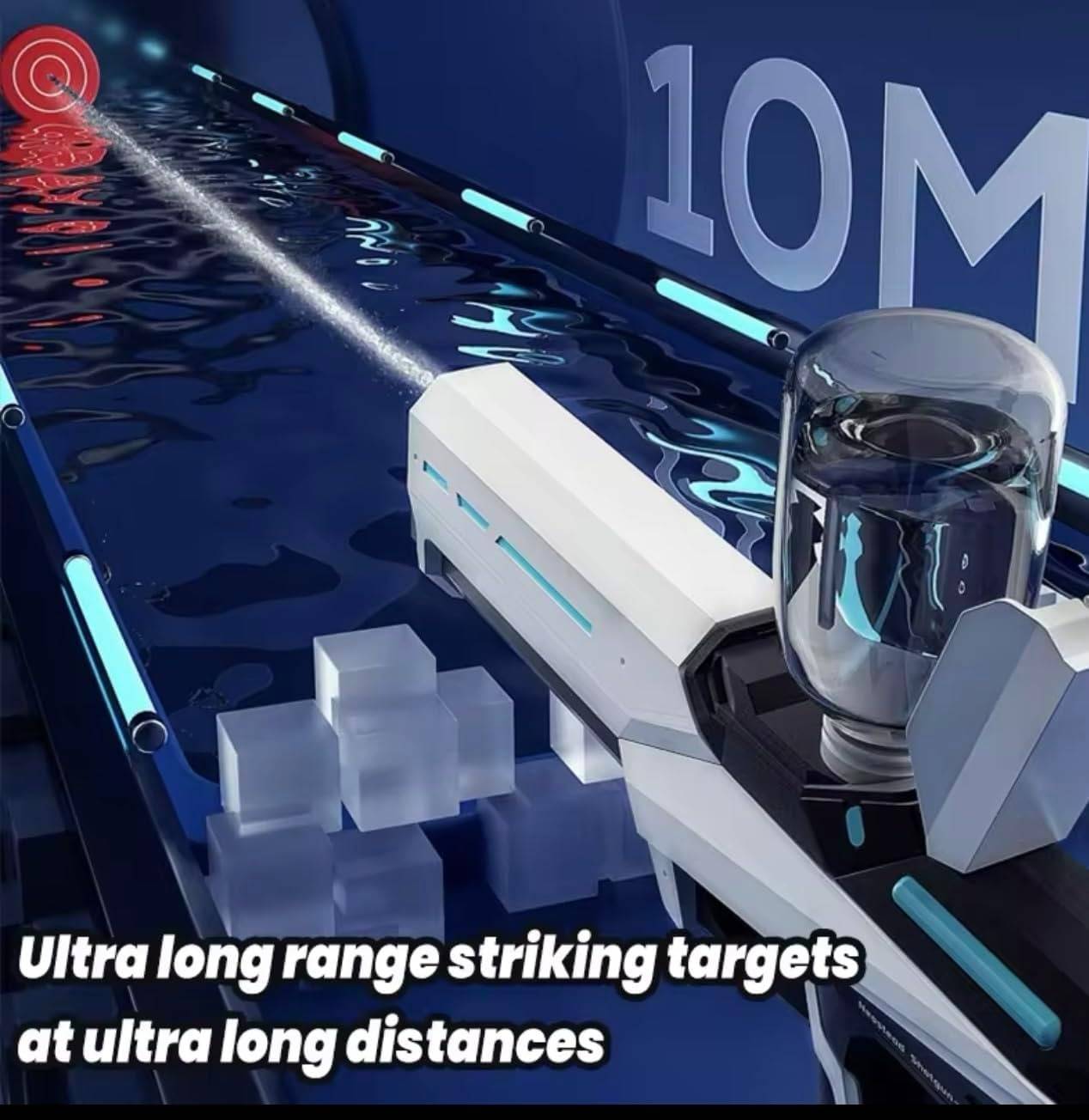 Electric Water Blaster with Auto-Refill and 10 Meter Range