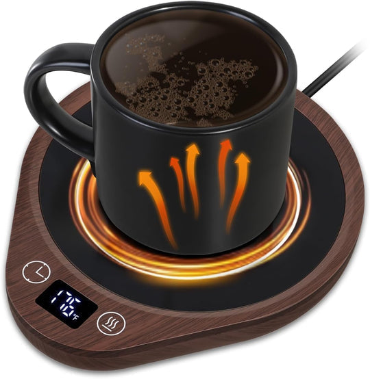 Premium Drink Warmer with Adjustable Heat and Safety Features