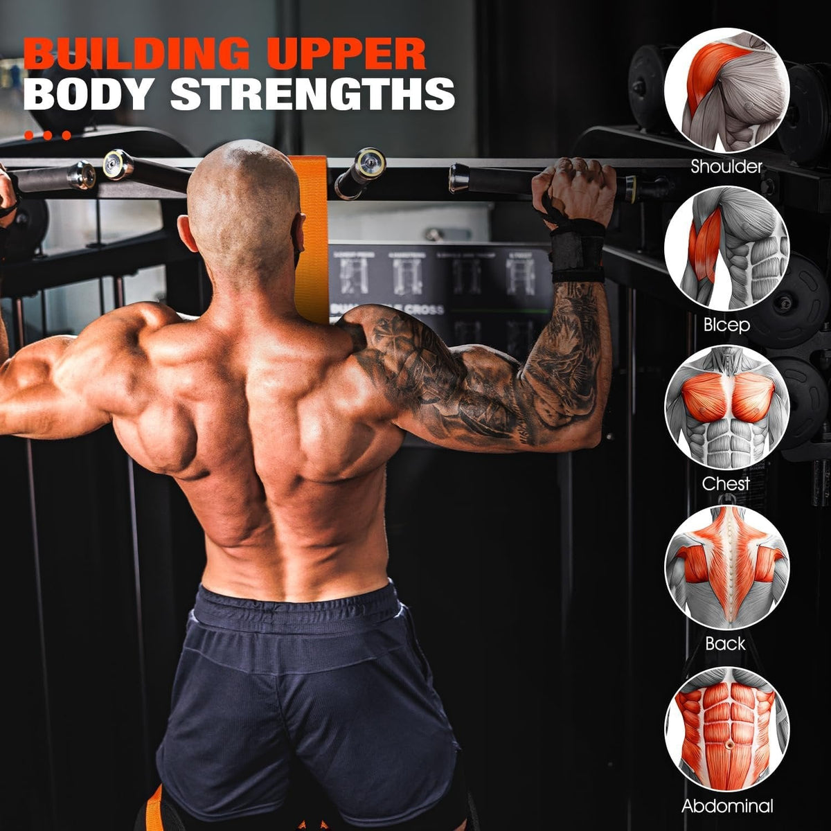 Elevate Your Pull Up Game with Dual Foot Support System