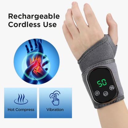 Rechargeable Wrist Comfort Wrap with Heat & Vibration