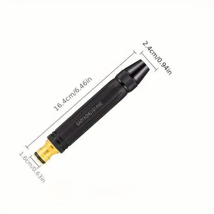 Versatile Garden Hose Nozzle with Locking Trigger and Extendable Reach