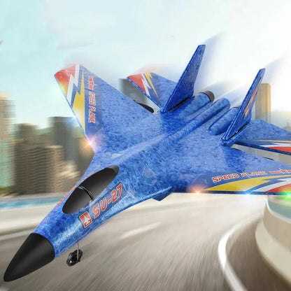 High-Flying RC Aircraft with Soft Impact Nose and Sturdy Frame