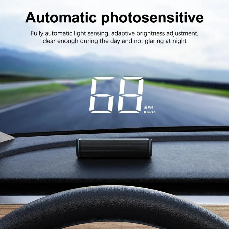 DashMate Speed Tracker with LED Windshield Display