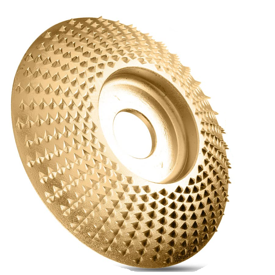 Versatile Wood Shaping Disc Set for Angle Grinders - 3 Profiles