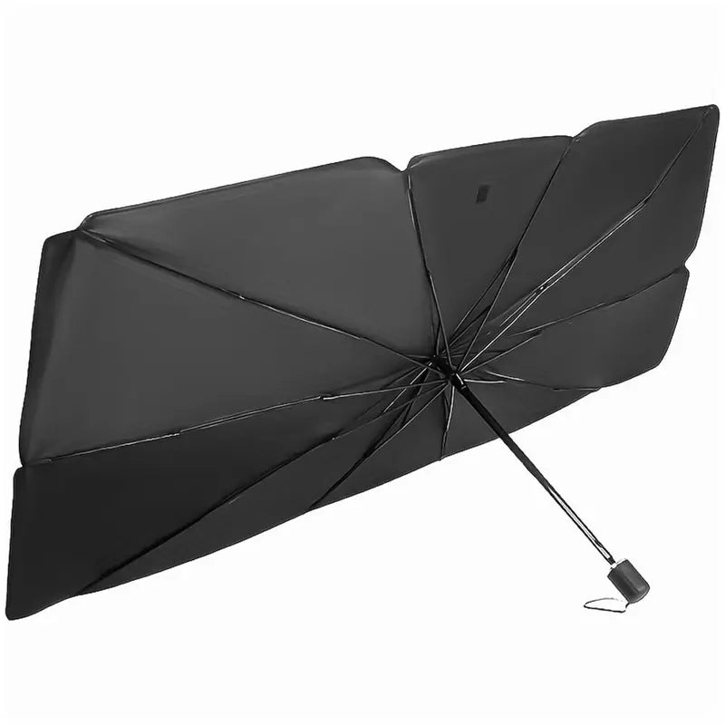 Reflective Car Sunshade 55x31in with Compact Storage Design