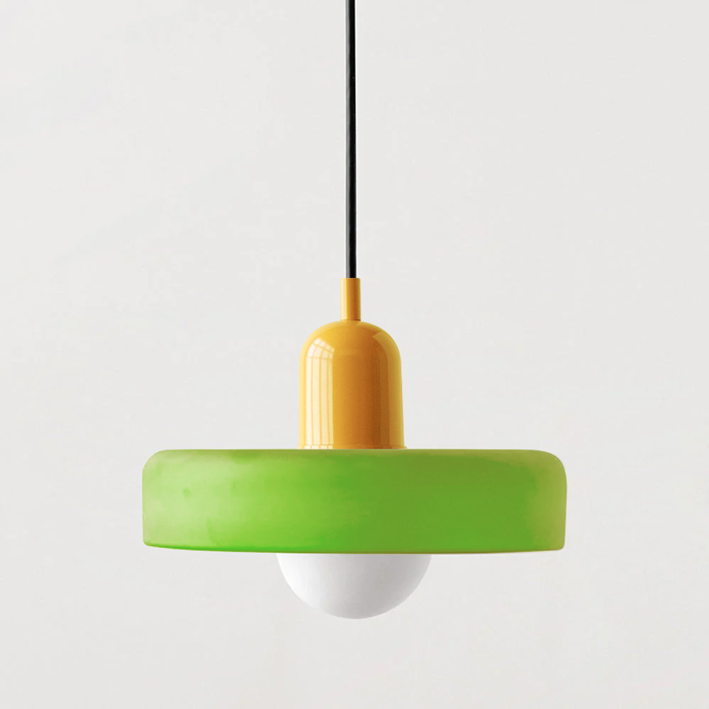 Two-Tone Pendant Light in Coastal Transitional Design