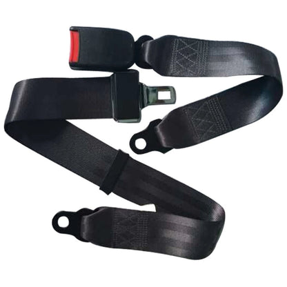 Adjustable Car Seat Belt Extension - Thick Polyester Strap for 2-Bolt Vehicles