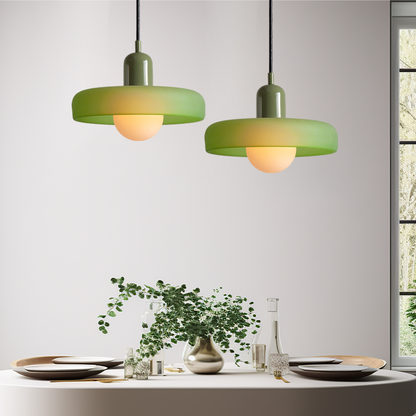 Two-Tone Pendant Light in Coastal Transitional Design