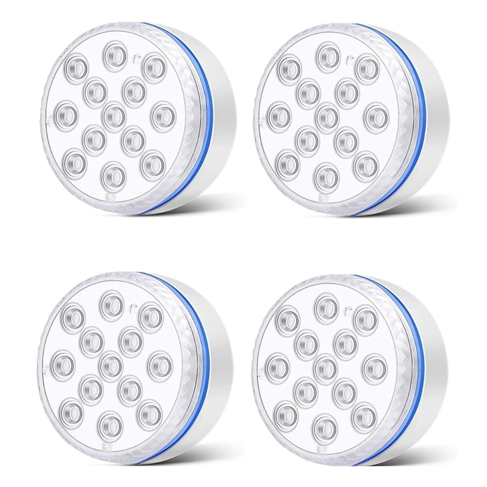 Remote-Controlled Submersible Pool Light with Various Color Options