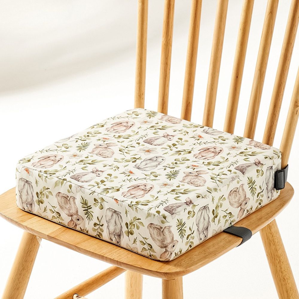 Compact Travel Booster Seat with Adjustable Height and Easy Clean Cover