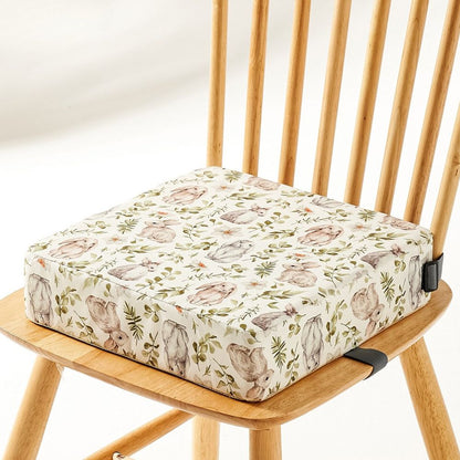 Compact Travel Booster Seat with Adjustable Height and Easy Clean Cover