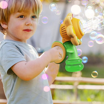 Portable Bubble Blaster with Colorful Light Display