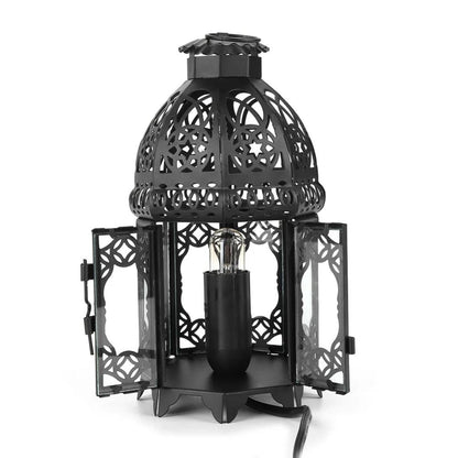 Natural Crystal Salt Rock Table Lamp – 12.2 Inch Warm White Night Light