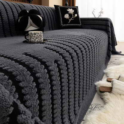 Knit Sofa Slipcover for Decorative Protection