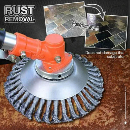 Durable Steel Weed Cutter for Effortless Lawn Care