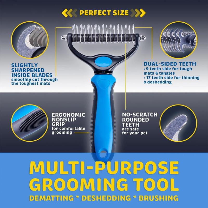 FurEase Grooming Brush for Effortless Undercoat Removal