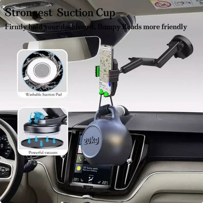 Universal Vehicle Phone Holder with 16.9in Adjustable Arm