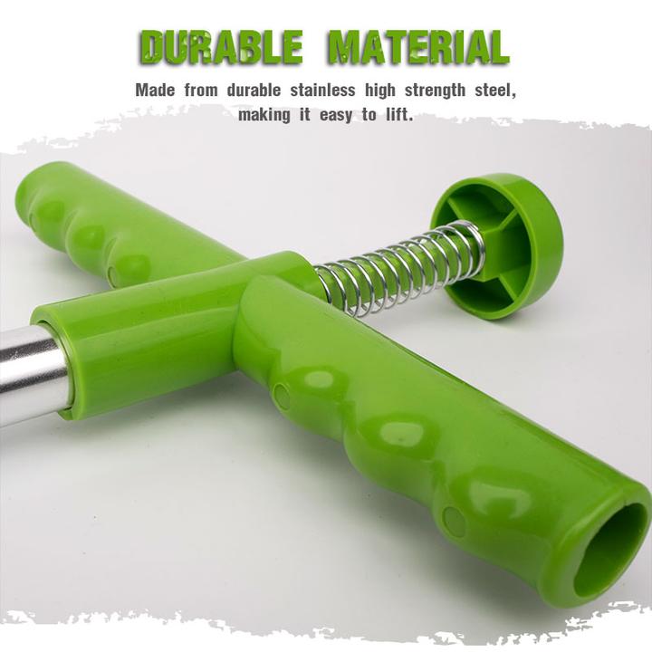 Ergonomic Weed Extractor with Steel Claw Mechanism, 50cm Handle