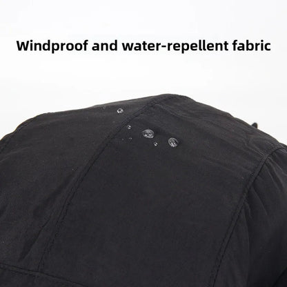 Fleece-Lined Water-Resistant Trapper Hat with Ear Flaps for Adults, 4 Colors