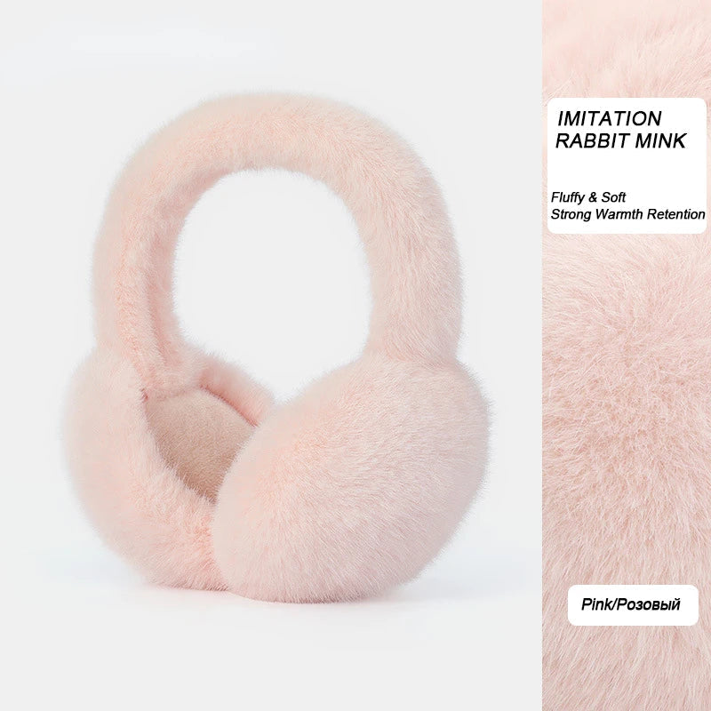 Comfort-Fit Foldable Ear Warmers with Washable Covers