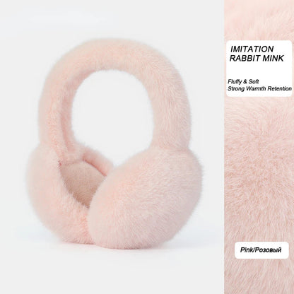 Comfort-Fit Foldable Ear Warmers with Washable Covers