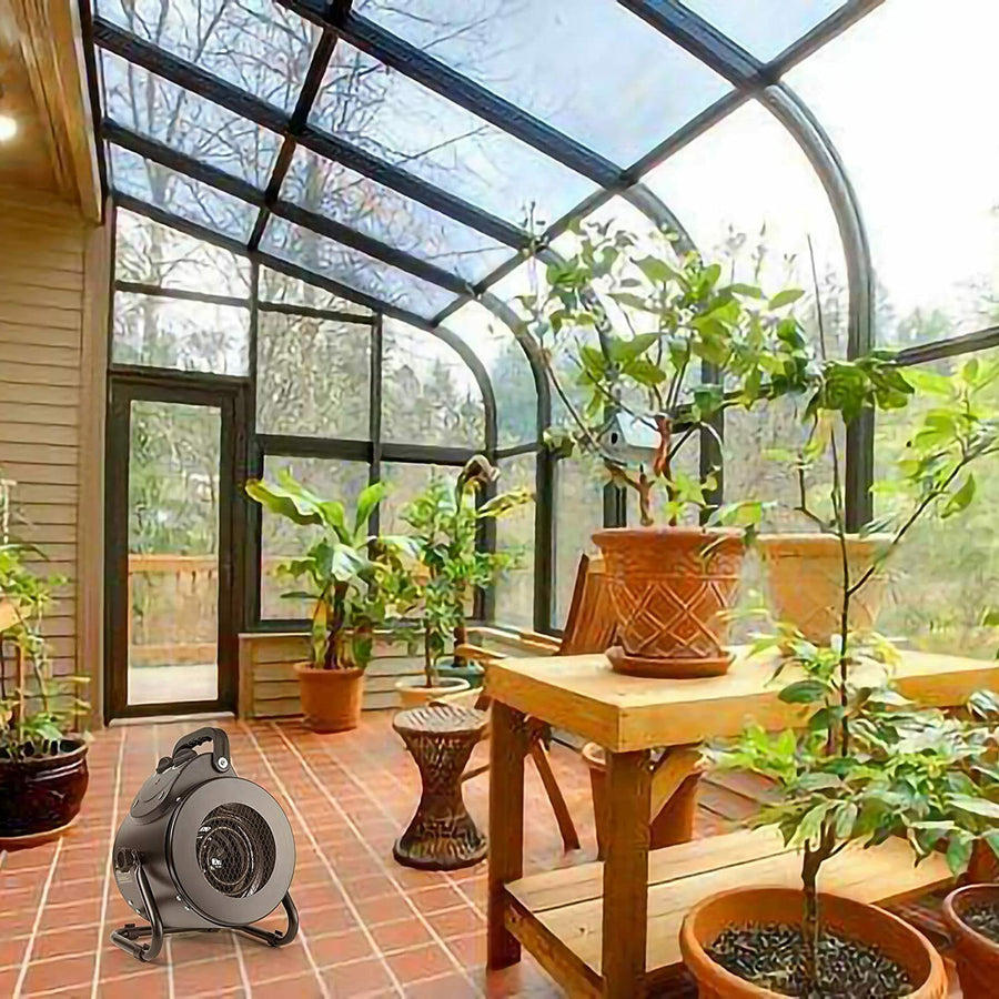 Rapid Heat Electric Fan for Greenhouses & Workspaces