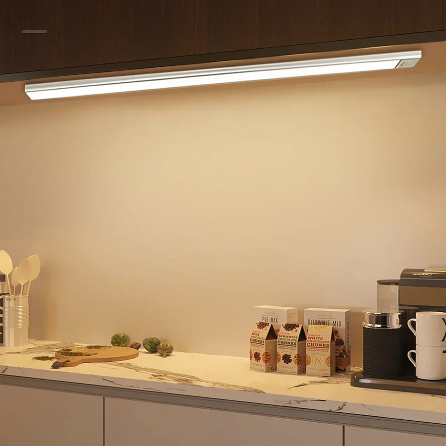 Motion Sensor Slim Light with Magnetic Base and Adjustable Color Settings