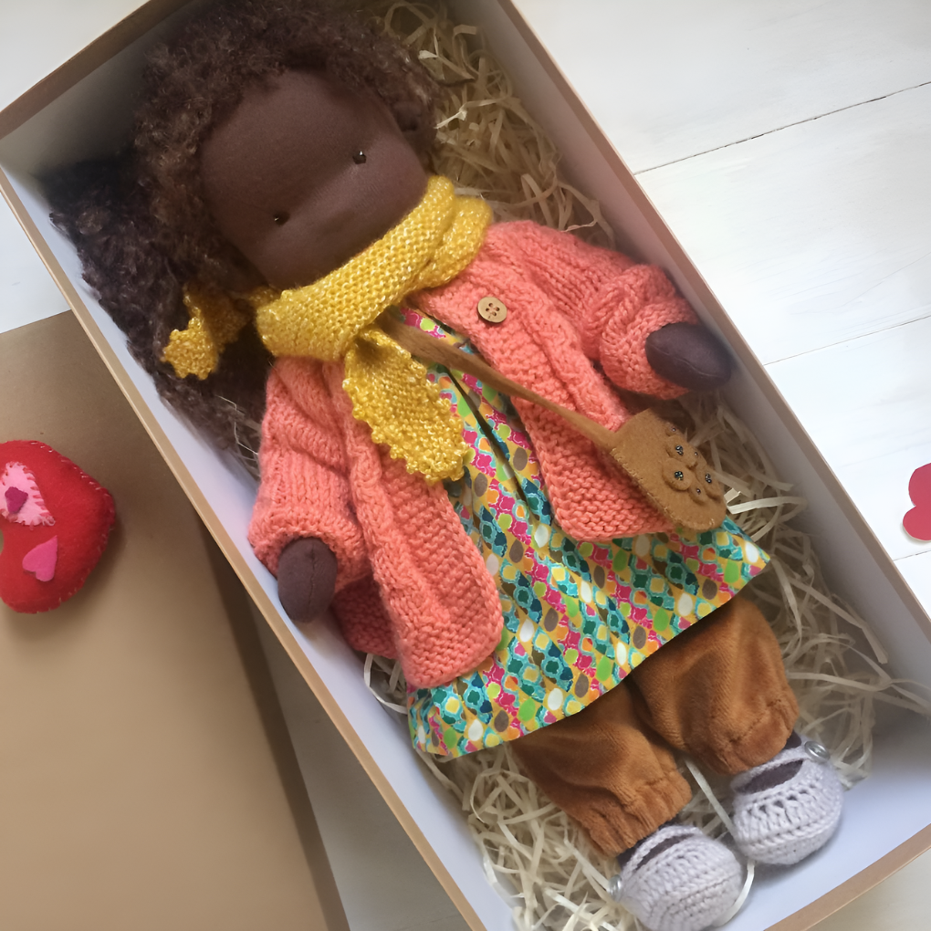 Cherished Companion Doll with Soft Cotton and Wool Fill