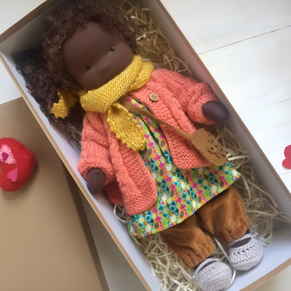 Cherished Companion Doll with Soft Cotton and Wool Fill