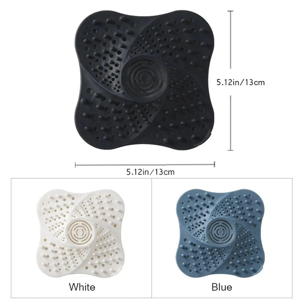 Effortless Drain Protector with Spiral Design and Grip Handle