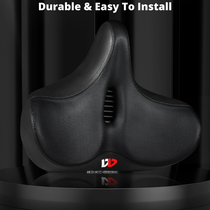 Extra Comfort Bike Seat with Dual Suspension and Cooling Design