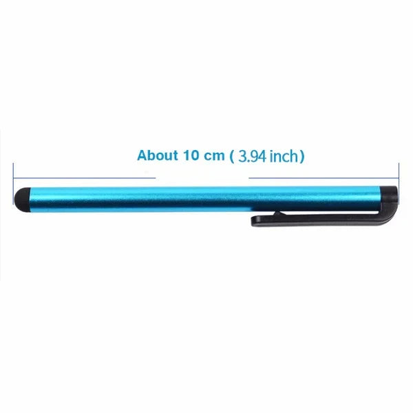 10-Pack of Capacitive Stylus Pens with Soft Rubber Tips for Tablets, Phones, Kindles, and Laptops