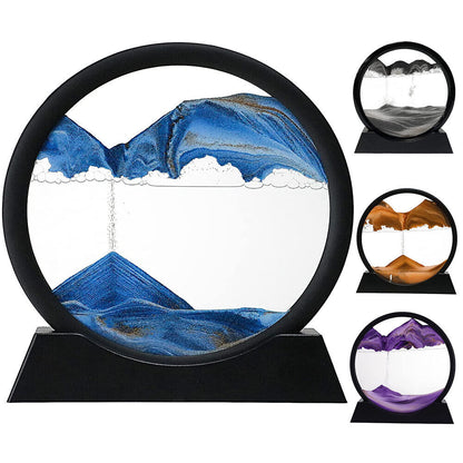 Dynamic 3D Sand Art Frame – Kinetic Visual Display