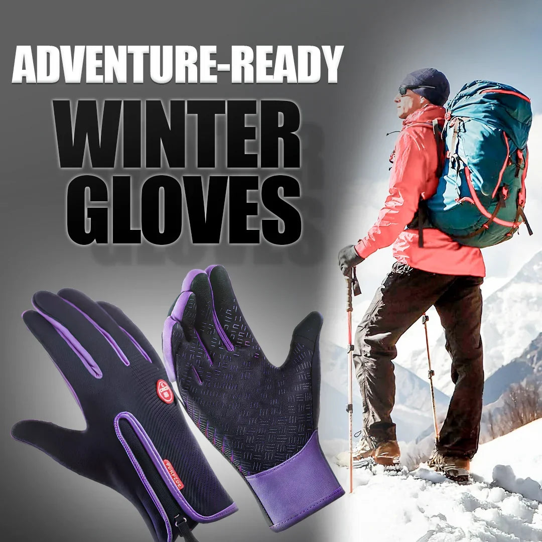 Touchscreen Ski Gloves for Cold Weather - Waterproof & Windproof, S-XL