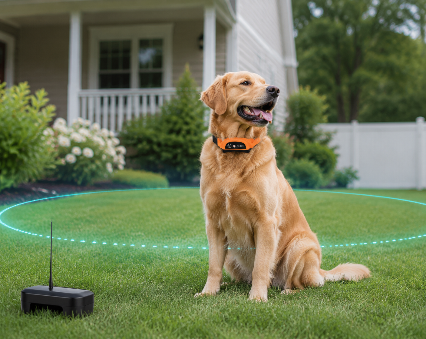 Waterproof Rechargeable Shock Collar with Electric Fence and 5 Static Levels