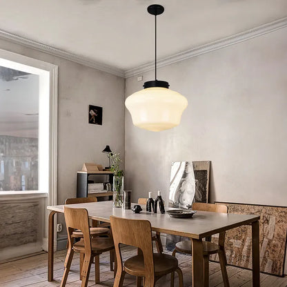 Geometric Pendant Light in Mid-Century Art Deco Style