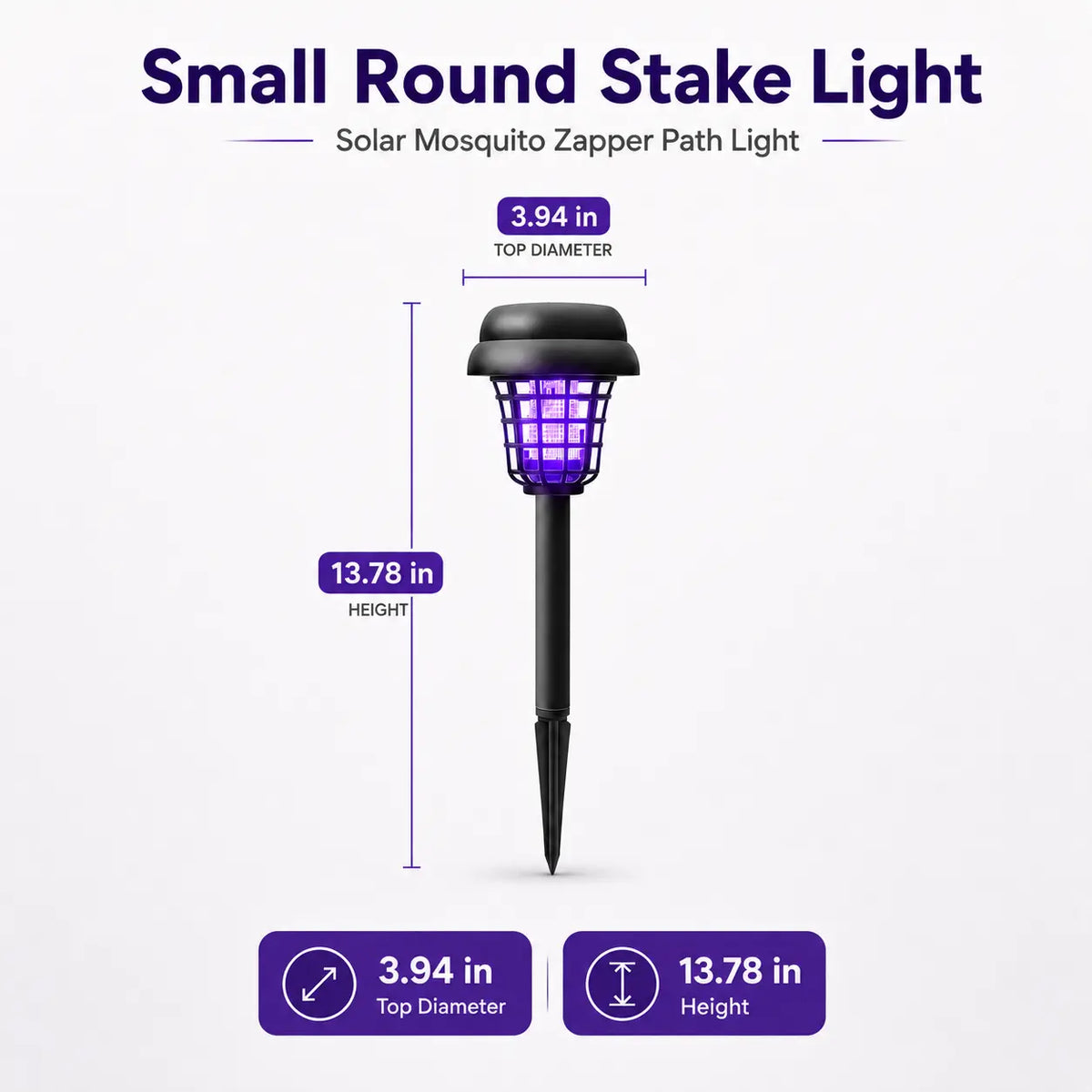 Eco-Friendly Insect Zapper & Pathway Light with Smart Sensor