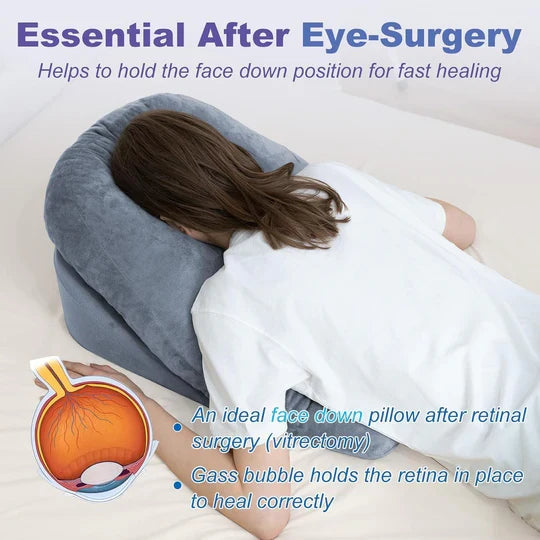 Comfort Recovery Pillow for Face-Down Healing