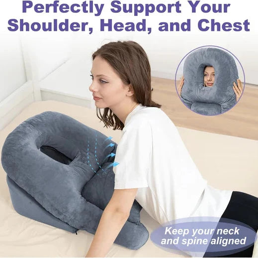 Comfort Recovery Pillow for Face-Down Healing
