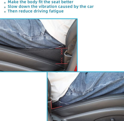 Elevated Comfort Car Seat Cushion with Memory Foam Support